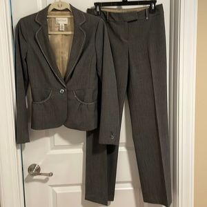 White House black market Women’s slacks and cropped blazer